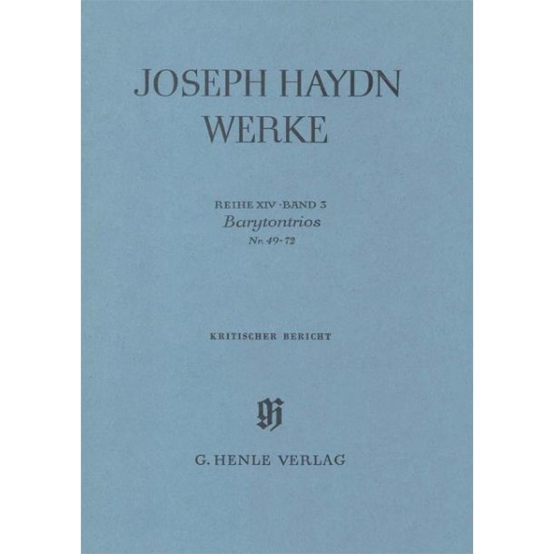 Franz Joseph Haydn: Barytone Trios No. 49  - 72