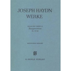 Franz Joseph Haydn: Barytone Trios No. 73 - 96