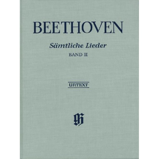 Ludwig Van Beethoven: Samtliche Lieder Band II