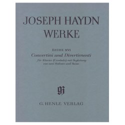 Joseph Haydn: Concertini and Divertimenti for Piano (Harpsichord) with accompaniment of two Violins and Bass