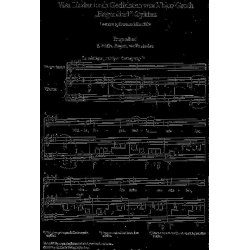 Johannes Brahms: Four Songs with Lyrics by Klaus Groth ("Regenlied-Zyklus"), early versions from "Lieder und Ges&auml;nge" op. 59 (First Edition)