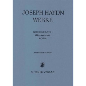Franz Joseph Haydn: Piano Trios - 1st Volume (Critical Report)