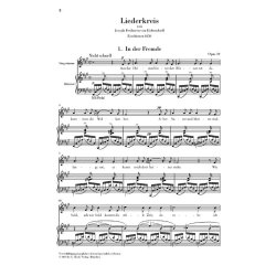 Robert Schumann: Song Cycle Op.39 for Voice and Piano - Versions 1842 and 1850