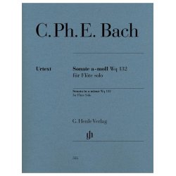 Carl Philipp Emanuel Bach: Flute Sonata A Minor Wq. 132