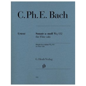 Carl Philipp Emanuel Bach: Flute Sonata A Minor Wq. 132