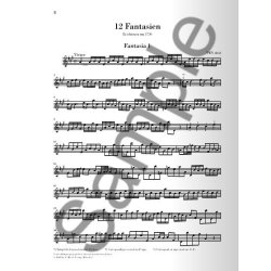 Telemann 12 Fantasias Flt Solo Bk