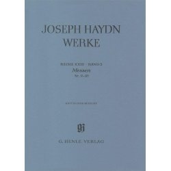 Franz Joseph Haydn: Masses No. 9 - 10 (Critical Report)