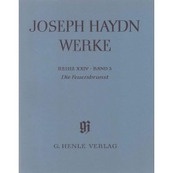Franz Joseph Haydn: Die Feuersbrunst - Singspiel in two acts (with critical report)