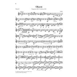 Franz Schubert: Octet In F major D 803 - Ensemble Parts (Henle Urtext Edition)