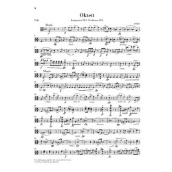 Franz Schubert: Octet In F major D 803 - Ensemble Parts (Henle Urtext Edition)