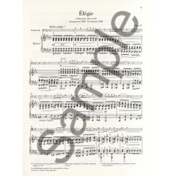 Gabriel Faur: lgie Op.24 For Violoncello And Piano