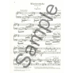 Johannes Brahms: Piano Pieces (Paperback)