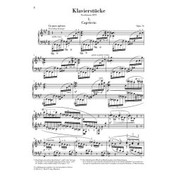 Johannes Brahms: Piano Pieces (Clothbound)