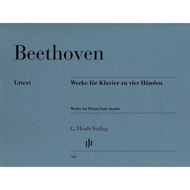 Beethoven Ludwig Van Works For Piano Four Hands Pfduet Urtext Rev Bk