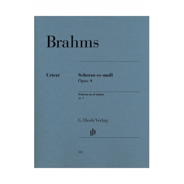 Johannes Brahms: Scherzo In E Flat Minor Op.4
