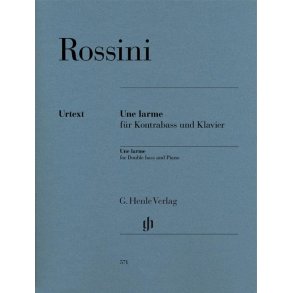 Gioacchino Rossini: Une Larme For Double Bass And Piano