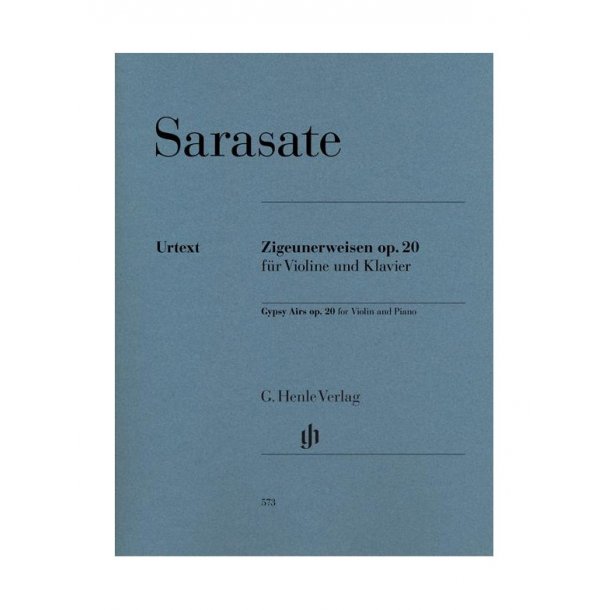 Pablo De Sarasate: Gypsy Airs Op. 20 For Violin And Piano