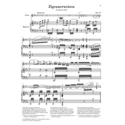 Pablo De Sarasate: Gypsy Airs Op. 20 For Violin And Piano