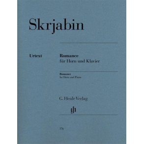 Skrjabin Romance Hn/Pf Urtext Bk