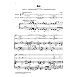 Alexander Zemlinsky: Clarinet Trios D Minor Op. 3 For Piano, Clarinet (Violin) And Violoncello