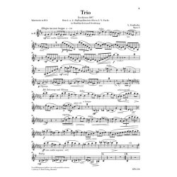 Alexander Zemlinsky: Clarinet Trios D Minor Op. 3 For Piano, Clarinet (Violin) And Violoncello