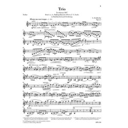 Alexander Zemlinsky: Clarinet Trios D Minor Op. 3 For Piano, Clarinet (Violin) And Violoncello