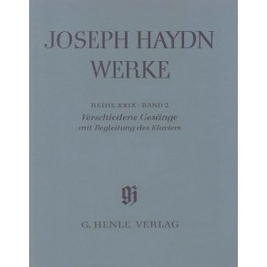 Franz Joseph Haydn: Different songs with accompaniment of the Piano (with critical report)