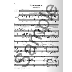 Carl Nielsen: Canto Serioso For Horn And Piano (Henle Urtext Edition)