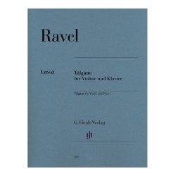 Maurice Ravel: Tzigane For Violin And Piano (Henle Urtext Edition)