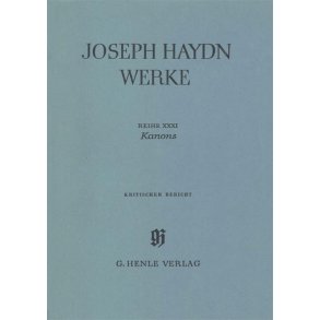 Franz Joseph Haydn: Canons - Critical Report