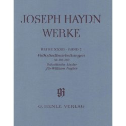 Franz Joseph Haydn: Arrangements Of Folk Songs No.101 - 150 Scottish Songs For William Napier (Henle Urtext Edition)