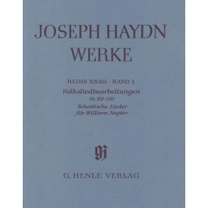 Franz Joseph Haydn: Arrangements Of Folk Songs No.101 - 150 Scottish Songs For William Napier (Henle Urtext Edition)
