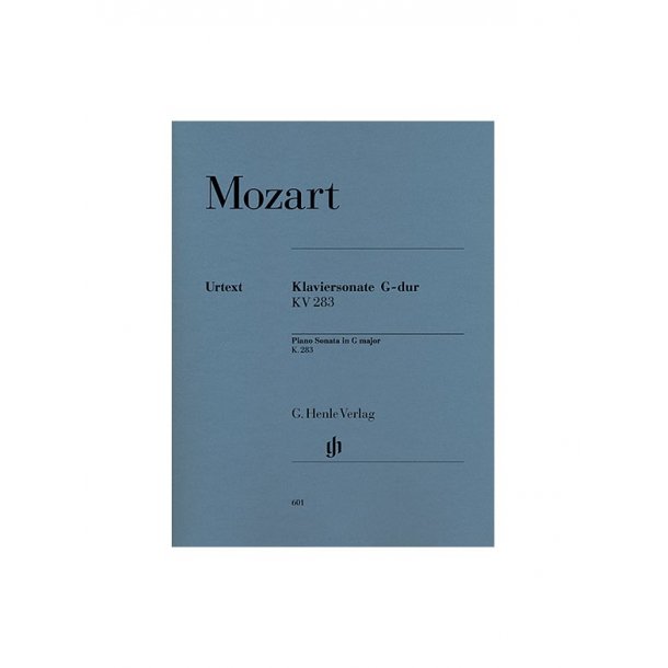 W.A.Mozart: Piano Sonata In G KV 283 (Henle Urtext Edition)