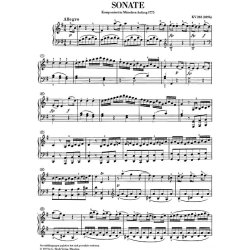 W.A.Mozart: Piano Sonata In G KV 283 (Henle Urtext Edition)
