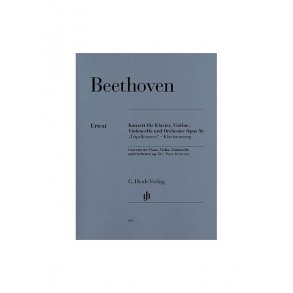 Ludwig van Beethoven: Concerto C major op. 56 for Piano, Violin, Violoncello and Orchestra [Triple Concerto]