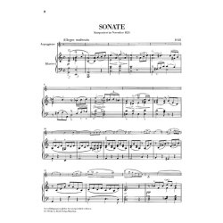 Franz Schubert: Sonata For Piano And Arpeggione In A Minor D 821 (Viola/Piano)