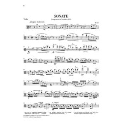 Franz Schubert: Sonata For Piano And Arpeggione In A Minor D 821 (Viola/Piano)