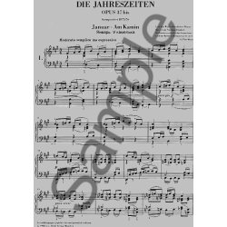 Pyotr Ilyich Tchaikovsky: The Seasons Op.37bis - Piano Solo (Henle Urtext)