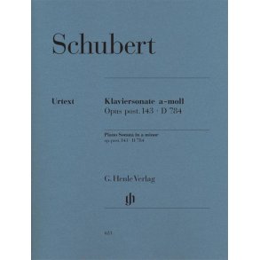 Franz Schubert: Klaviersonate A-Moll Op. 143 (Urtext)
