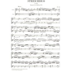 Wolfgang Amadeus Mozart: String Duos