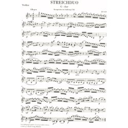 Wolfgang Amadeus Mozart: String Duos