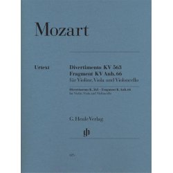 Wolfgang Amadeus Mozart: String Trio E flat major KV 563