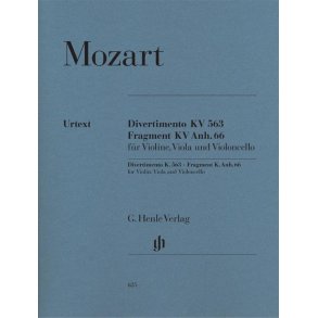 Wolfgang Amadeus Mozart: String Trio E flat major KV 563
