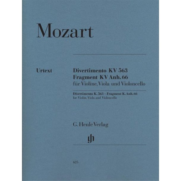 Wolfgang Amadeus Mozart: String Trio E flat major KV 563