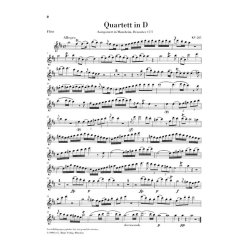 Wolfgang Amadeus Mozart: Quartette Fur Flote, Violine, Viola Und Violoncello