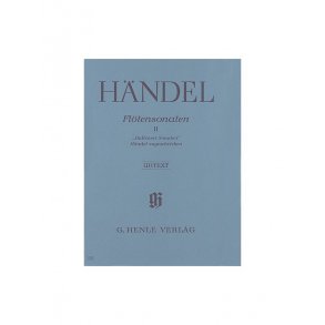 Georg Friedrich Händel: Flute Sonatas, Volume II  [Hallenser-Sonatas], three Sonatas attributed to Händel (with separate Flute/Basso Continuo part (two copies))