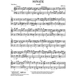 Georg Friedrich H&auml;ndel: Flute Sonatas, Volume II  [Hallenser-Sonatas], three Sonatas attributed to H&auml;ndel (with separate Flute/Basso Continuo part (two copies))