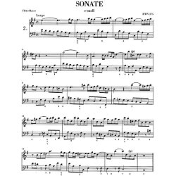 Georg Friedrich H&auml;ndel: Flute Sonatas, Volume II  [Hallenser-Sonatas], three Sonatas attributed to H&auml;ndel (with separate Flute/Basso Continuo part (two copies))