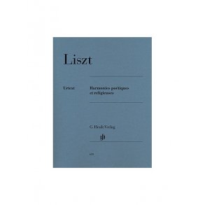 Franz Liszt: Harmonies Potiques et Religieuses (Henle Urtext Edition)