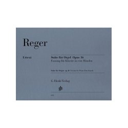 Max Reger: Suite e minor for Organ op. 16 - composers transcription for Piano four-hands (First Edition)
